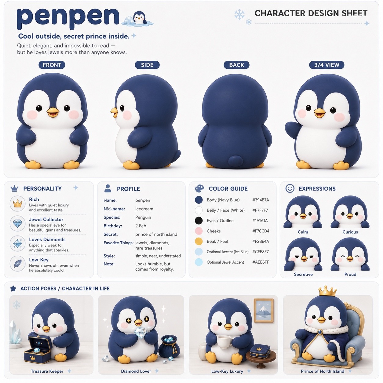 penpen character design sheet