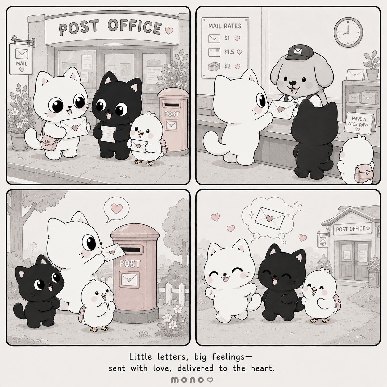 Little Letters post office comic